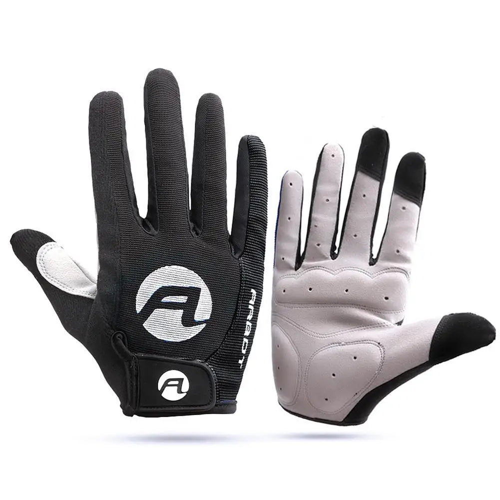 2 piezas de guantes para bicicleta MTB antideslizantes, resistentes a altas temperaturas, para ciclismo al aire libre y con función táctil para pantalla.