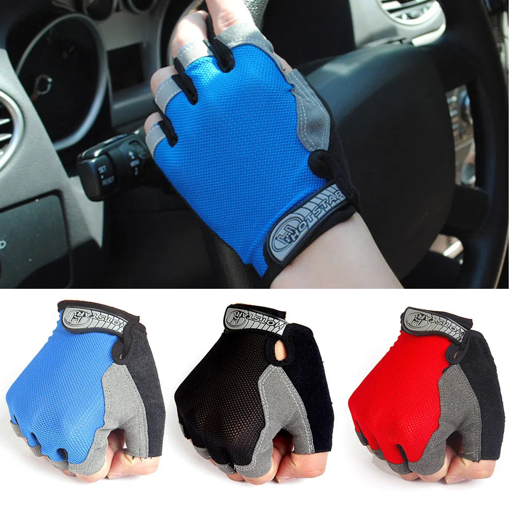 2 piezas de guantes para bicicleta MTB antideslizantes, resistentes a altas temperaturas, para ciclismo al aire libre y con función táctil para pantalla.
