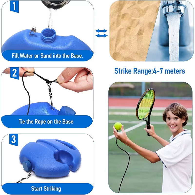 Dispositivo de Rebote para Práctica Individual y Mejora de Golpes de Tenis o Padel
