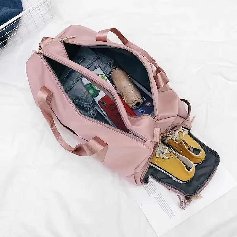 Gym Bag with Shoes Compartment