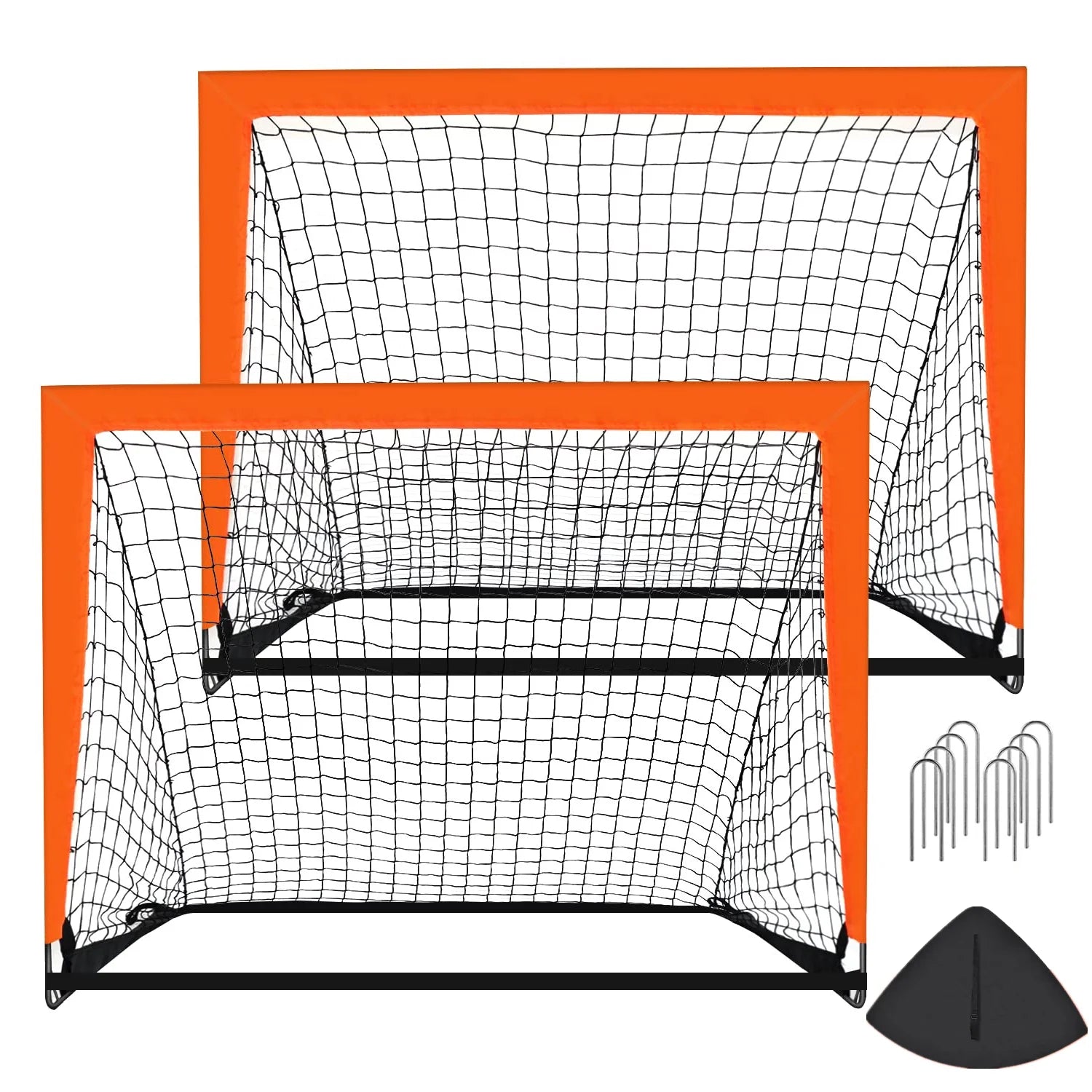 Portable Soccer Goals, Set of 2