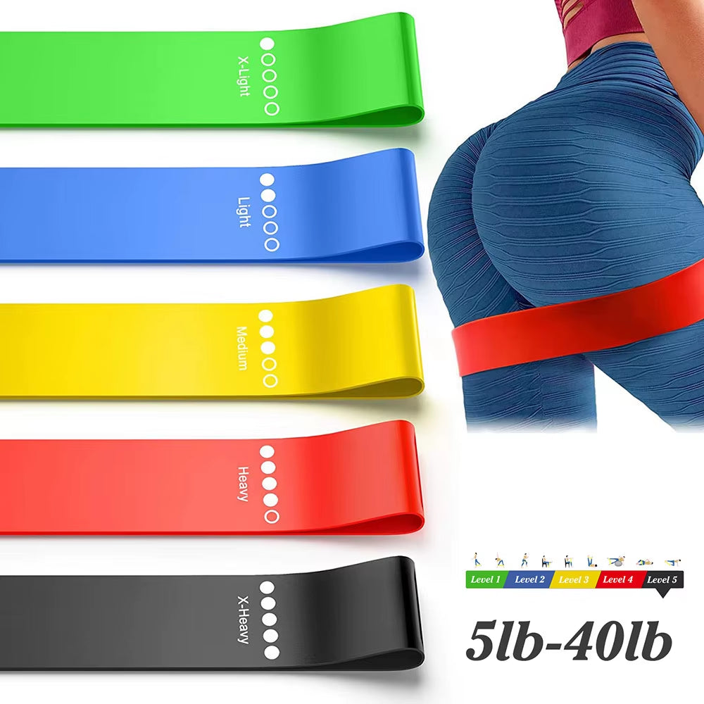 Set de Bandas de Resistencia para Entrenamiento de Fuerza, Fitness y Gimnasio