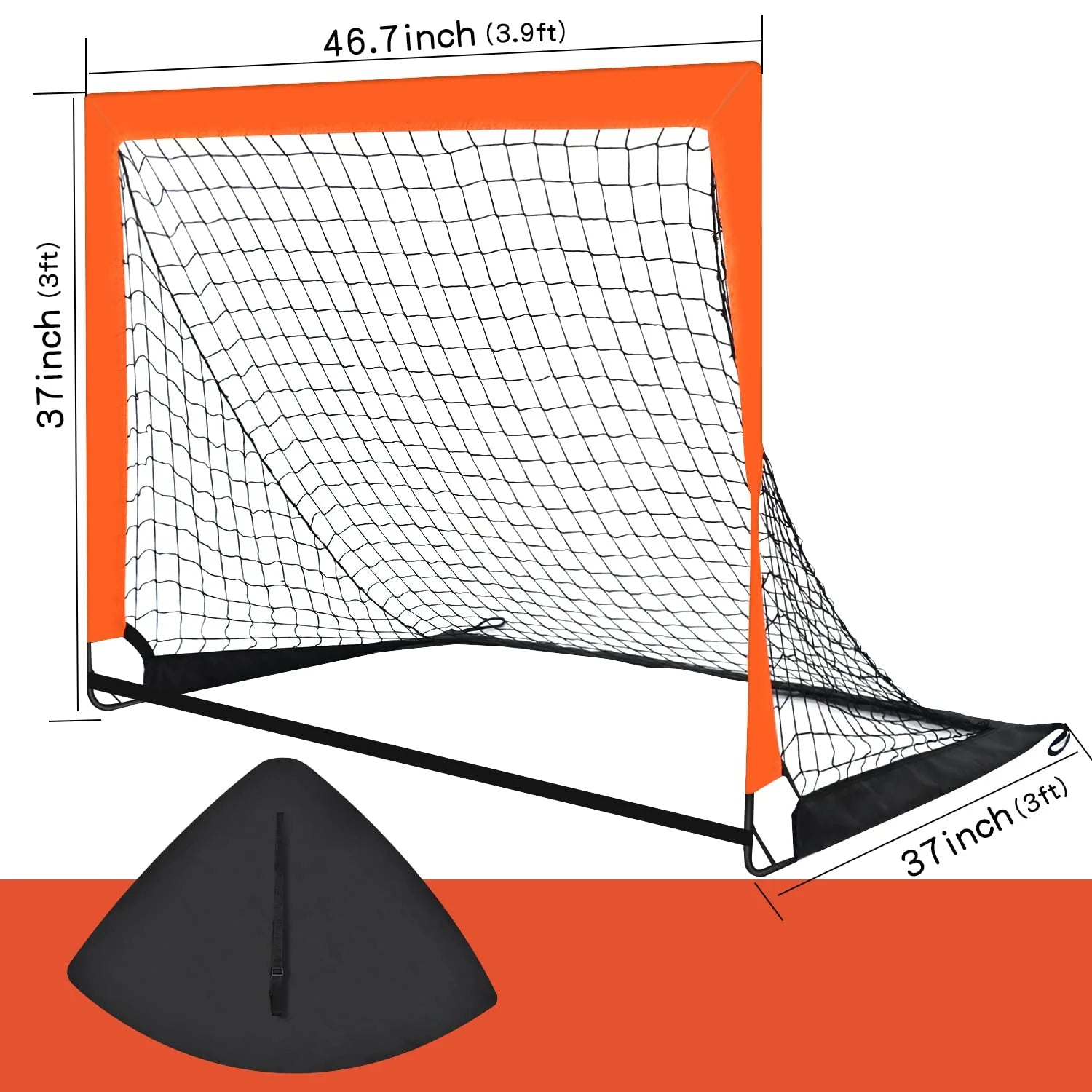 Portable Soccer Goals, Set of 2