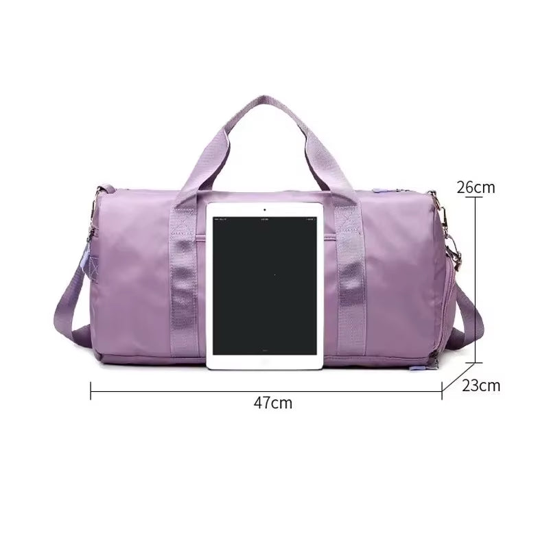 Gym Bag with Shoes Compartment