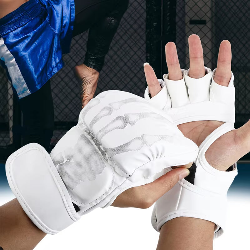 Half Fingers MMA Fighting Gloves